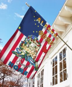 alaska. home sweet home flag 6793
