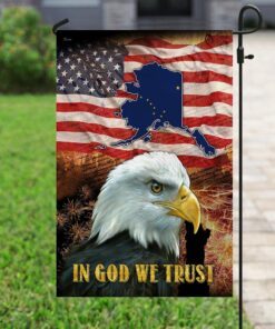 alaska state patriotic american independence day flag 1106