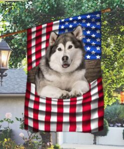 alaskan malamute american flag thb3647fv2 4132