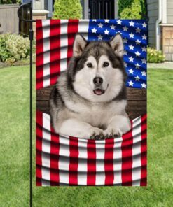 alaskan malamute american flag thb3647fv2 7230