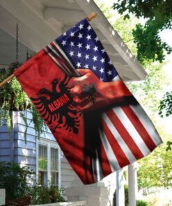 albanian american flag 2878