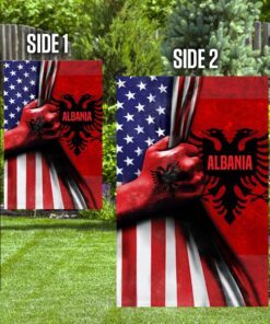 albanian american flag 3202