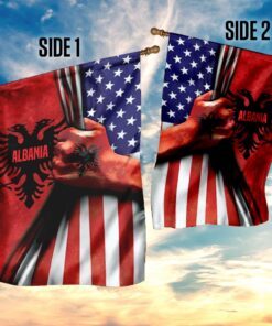 albanian american flag 7195
