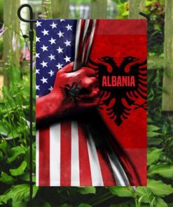 albanian american flag 7261
