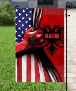 albanian american flag 7621