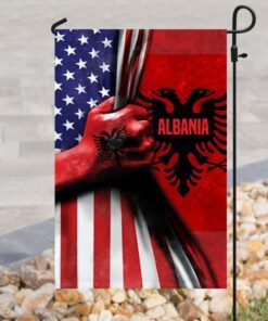 albanian american flag 7983