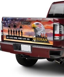 all gave some, some gave all veteran of america truck tailgate decal sticker wrap 4933