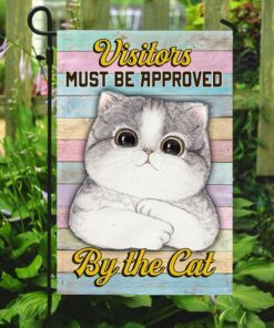 all visitors must be approved by the cat flag 3040