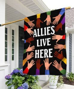 Allies Live Here LGBT Flag TQN315F