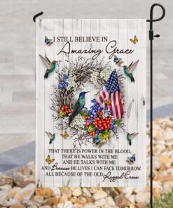 amazing grace hummingbird flag 4858