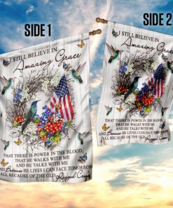 amazing grace hummingbird flag 5314