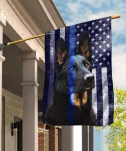 Amazing Police K9 Flag Flagwix™ Thin Blue Line Flag For Home Decorations