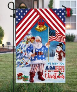 ameri christmas santa claus flag thn3544f 2811