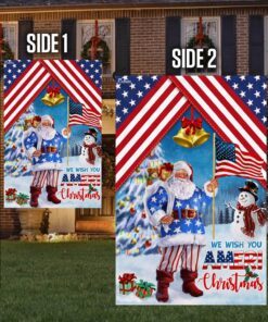 ameri christmas santa claus flag thn3544f 7582
