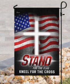 america. stand for the flag kneel for the cross flag 2562