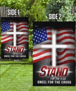 america. stand for the flag kneel for the cross flag 5266