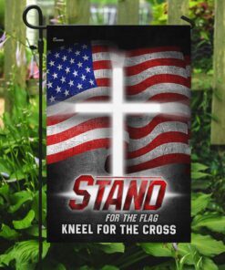 america. stand for the flag kneel for the cross flag 5895