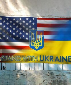 america and ukraine grommet flag stand with ukraine bnl557gfv1 3412