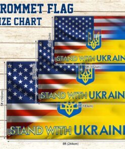 america and ukraine grommet flag stand with ukraine bnl557gfv1 4602