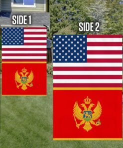 america flag and montenegro flag lnt638f 6728