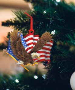 america flag custom shaped ornament star nnt135o 1606