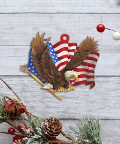 america flag custom shaped ornament star nnt135o 5148
