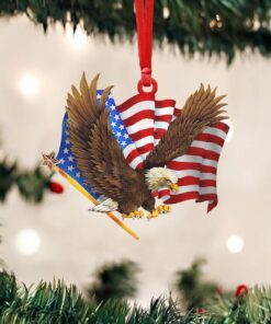 America Flag Custom - Shaped Ornament Star NNT135O