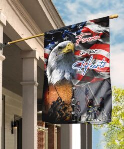 America Forever In Our Hearts Flag
