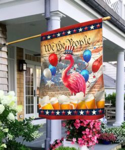 America July 4th Flag Flamingo LNT202F