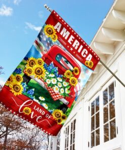 america land of love flag 4494