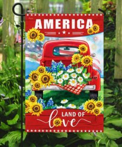 america land of love flag 4729