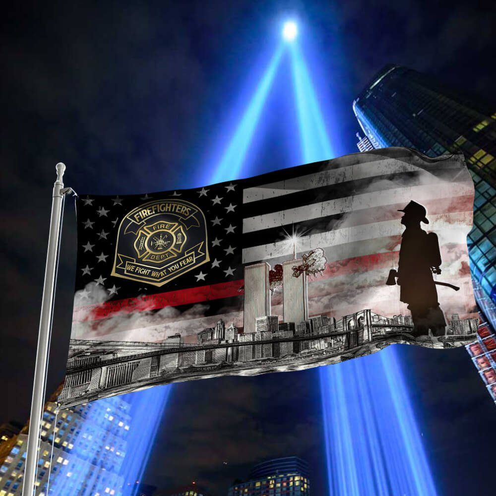 America Patriot Day Flag Twin Towers 9/11 Grommet Flag All Gave Some, Some Gave All LNT169GF - Image 2