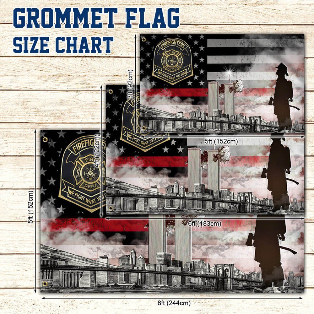 America Patriot Day Flag Twin Towers 9/11 Grommet Flag All Gave Some, Some Gave All LNT169GF - Image 5