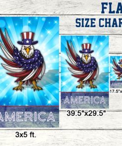 america patriotic flag funny eagle lnt371f 7724