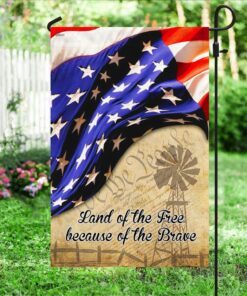 america patriotic flag land of the free because of the brave lnt275f 5599