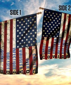 america strong. jesus christ joshua 19 flag 1998