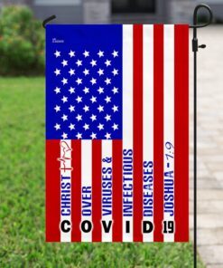 america strong. jesus christ joshua 19 flag 4806