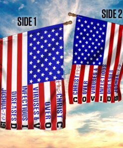 america strong. jesus christ joshua 19 flag 6282