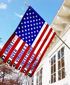 america strong. jesus christ joshua 19 flag 7983