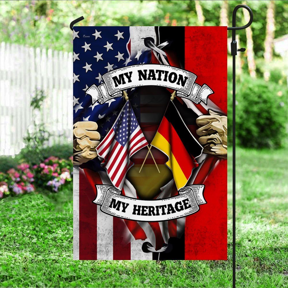 American & German Flag My Nation My Heritage DDH2869Fv1 - Image 4