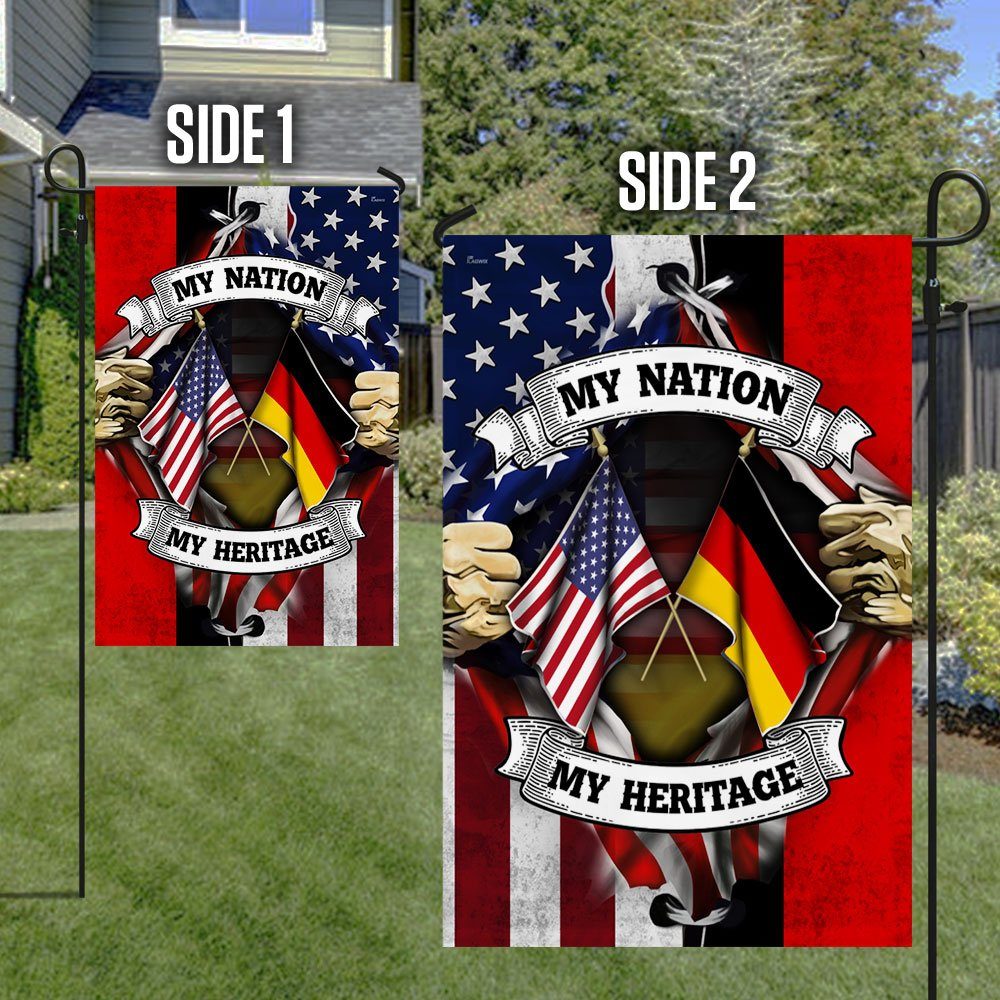 American & German Flag My Nation My Heritage DDH2869Fv1 - Image 6