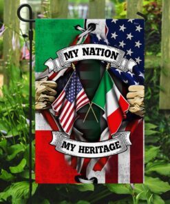 american &amp italian flag my nation my heritage ddh2869f 5310