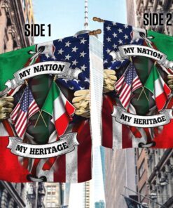 american &amp italian flag my nation my heritage ddh2869f 6430