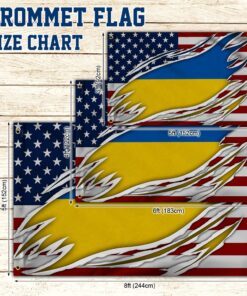 american and ukrainian grommet flag bnt518gfv1 7392