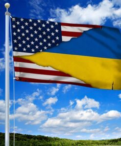 american and ukrainian grommet flag bnt519gfv1 3556