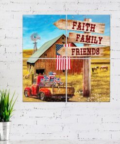 american barn house art multipiece metal sign decor lnt33mms 4917