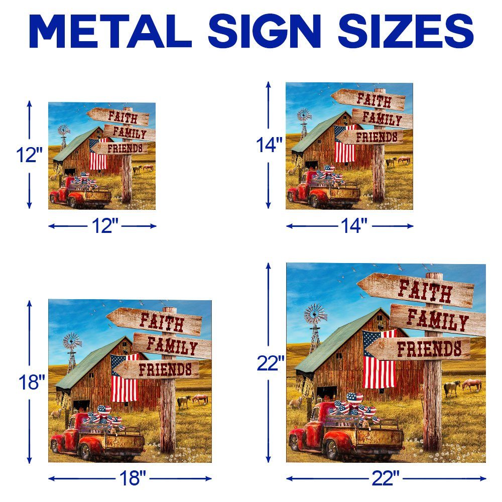 American Barn house Art Multipiece Metal Sign Decor LNT33MMS - Image 7