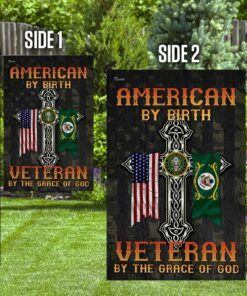 american by birth. veteran by the grace of god flag 5778