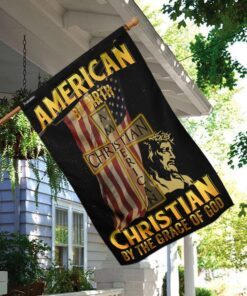 american by birth christian by the grace of god flag 8083