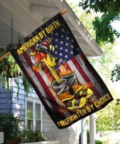 american by birth firefighter by choice flag 1953